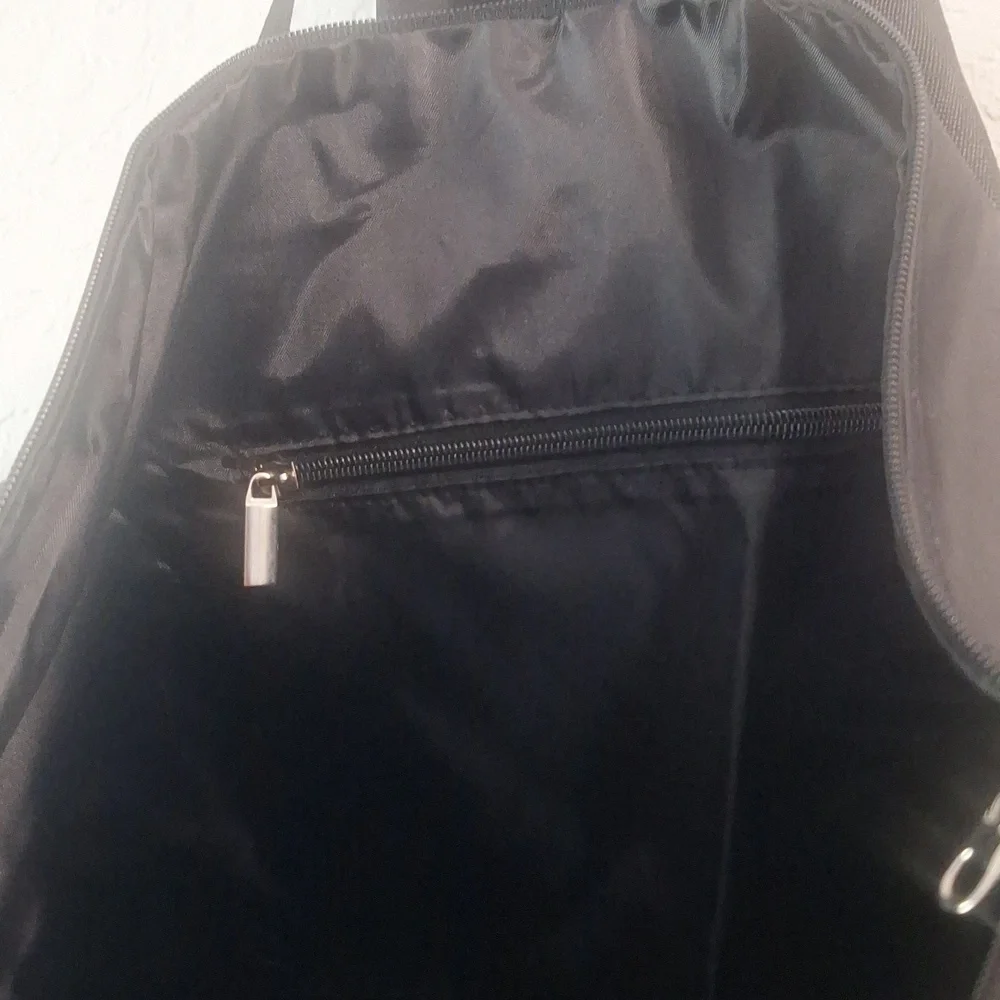 Omega Weekend Black Nylon Tote